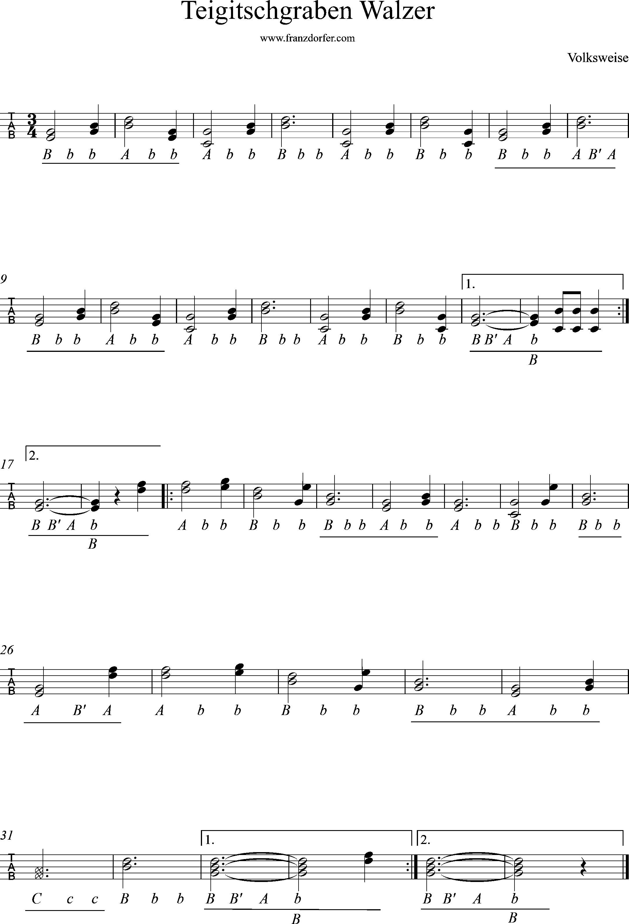steirische harmonika lernen- teigitschgraben Walzer